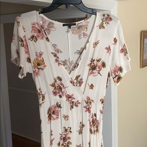 Floral high low dress